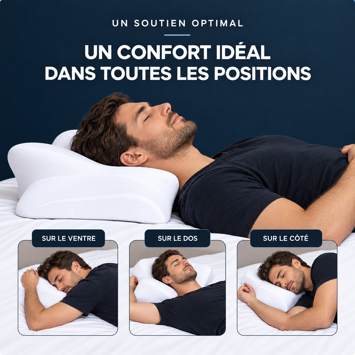 đ Oreiller Cloud Elite | LâExpĂ©rience Ultime du Confort Ergonomique, Nuit AprĂšs Nuit