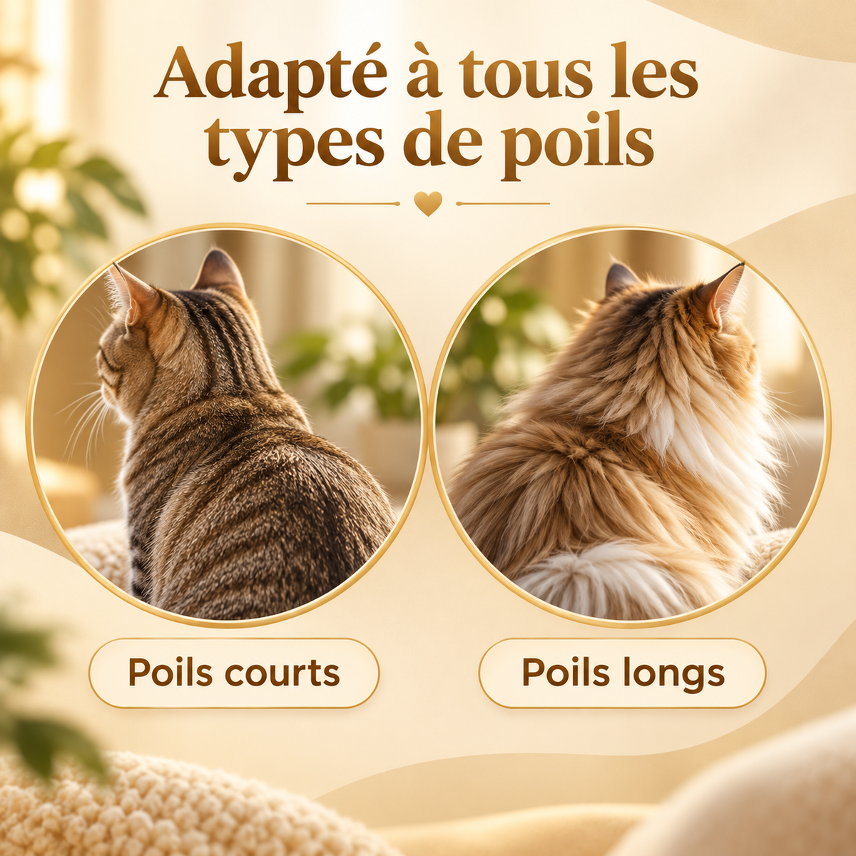🐾 Brosse Élite Anti-Poils pour Chiens & Chats | Nettoyage en 1 Clic